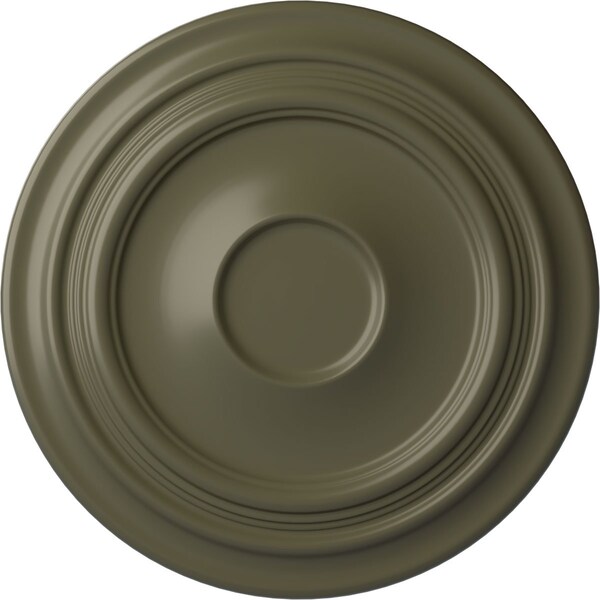 Ekena Millwork Traditional Ceiling Medallion (Fits Canopies up to 5 1/2"), 24 3/8"OD x 1 1/2"P, Painted Turtle CM24TRPTF - main
